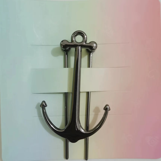 Stylish Anchor Metal Bookmark - Durable Page Holder for Readers, Ideal Gift and Office Accessory, School Supplies
