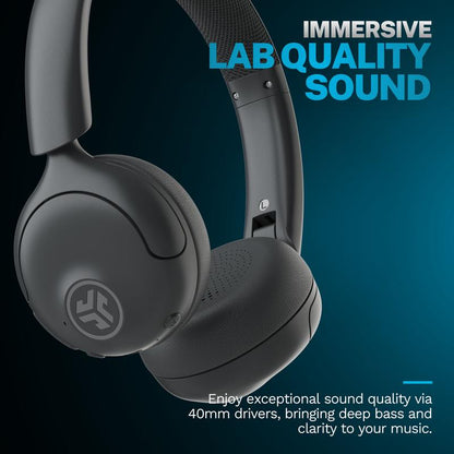 On-Ear ANC: Jlab Go Lux ANC Headphones, 40Mm Drivers, Hybrid ANC 70+ Hours Playtime, Bluetooth 5.4, Foldable