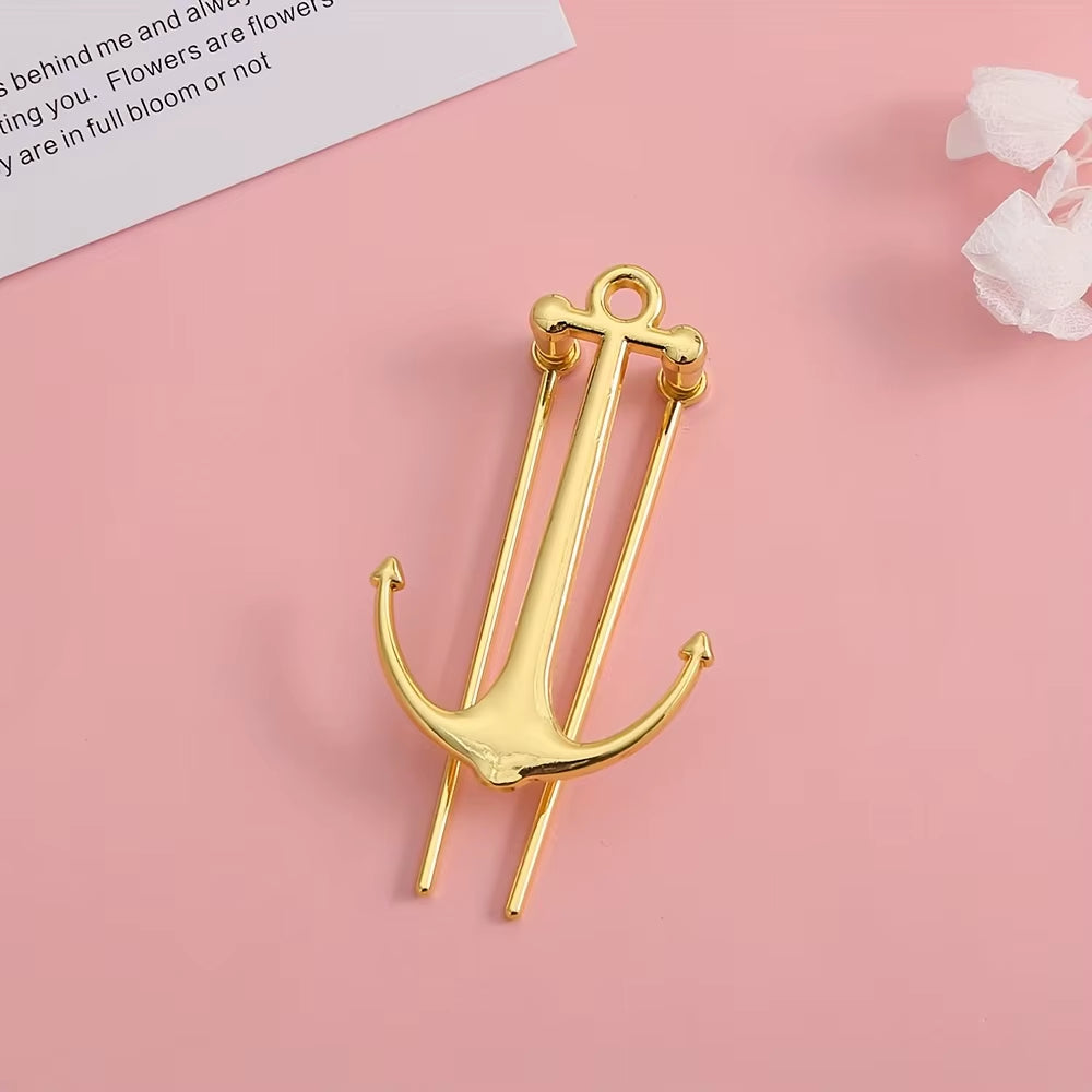 Stylish Anchor Metal Bookmark - Durable Page Holder for Readers, Ideal Gift and Office Accessory, School Supplies