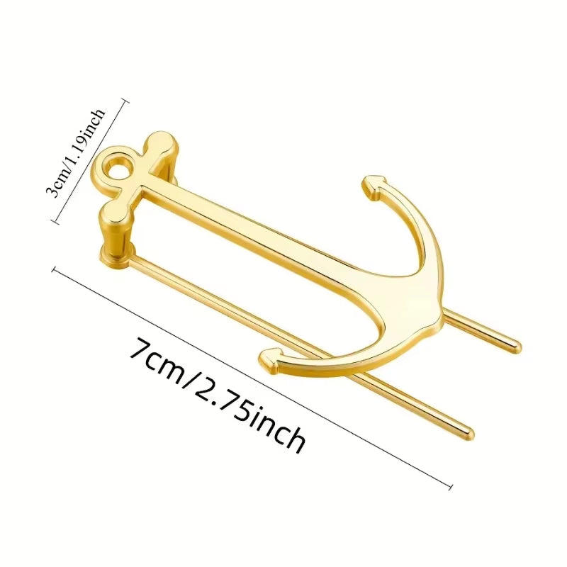 Stylish Anchor Metal Bookmark - Durable Page Holder for Readers, Ideal Gift and Office Accessory, School Supplies