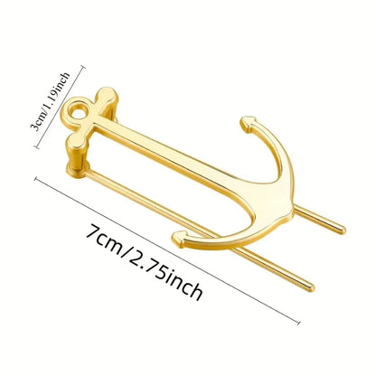 Stylish Anchor Metal Bookmark - Durable Page Holder for Readers, Ideal Gift and Office Accessory, School Supplies