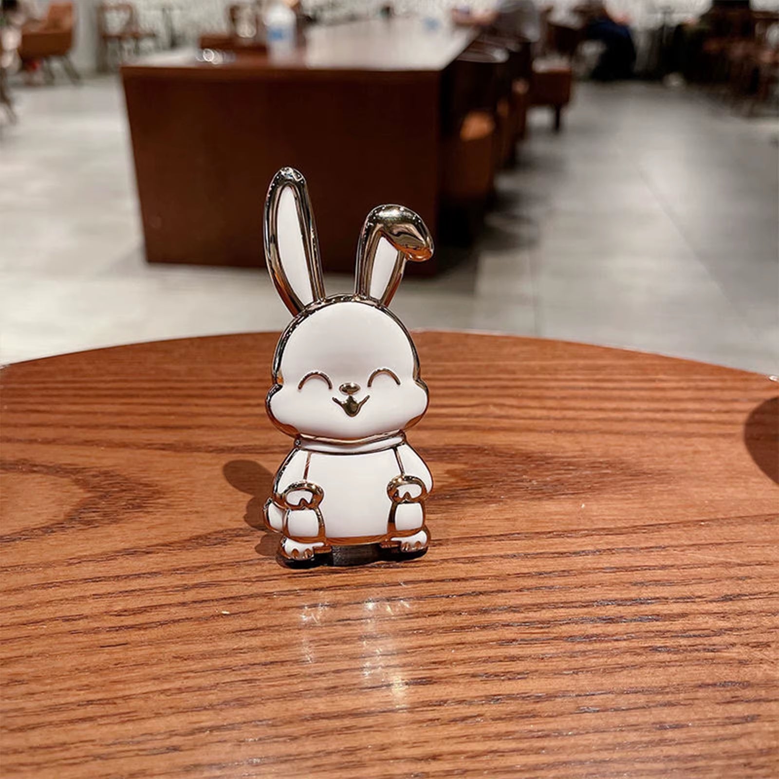 Foldable Bunny Phone Stand -  Portable Holder for Mobile Devices, Ideal Desk Accessory for Office and Home Decor