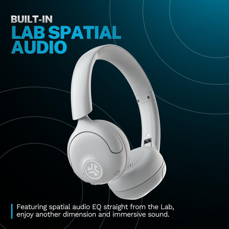 On-Ear ANC: Jlab Go Lux ANC Headphones, 40Mm Drivers, Hybrid ANC 70+ Hours Playtime, Bluetooth 5.4, Foldable