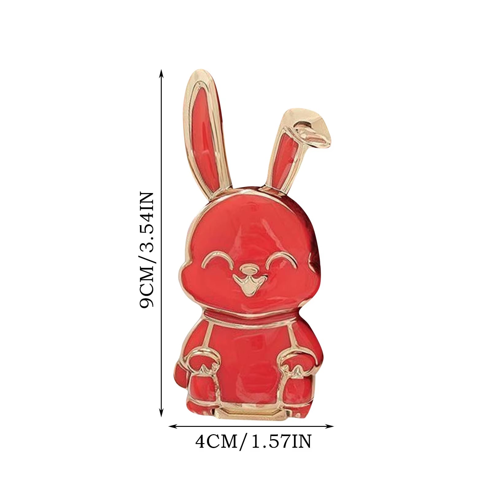 Foldable Bunny Phone Stand -  Portable Holder for Mobile Devices, Ideal Desk Accessory for Office and Home Decor