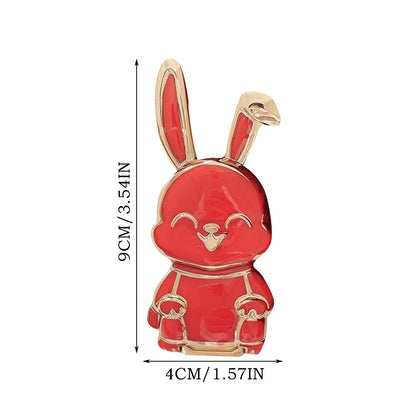Foldable Bunny Phone Stand -  Portable Holder for Mobile Devices, Ideal Desk Accessory for Office and Home Decor